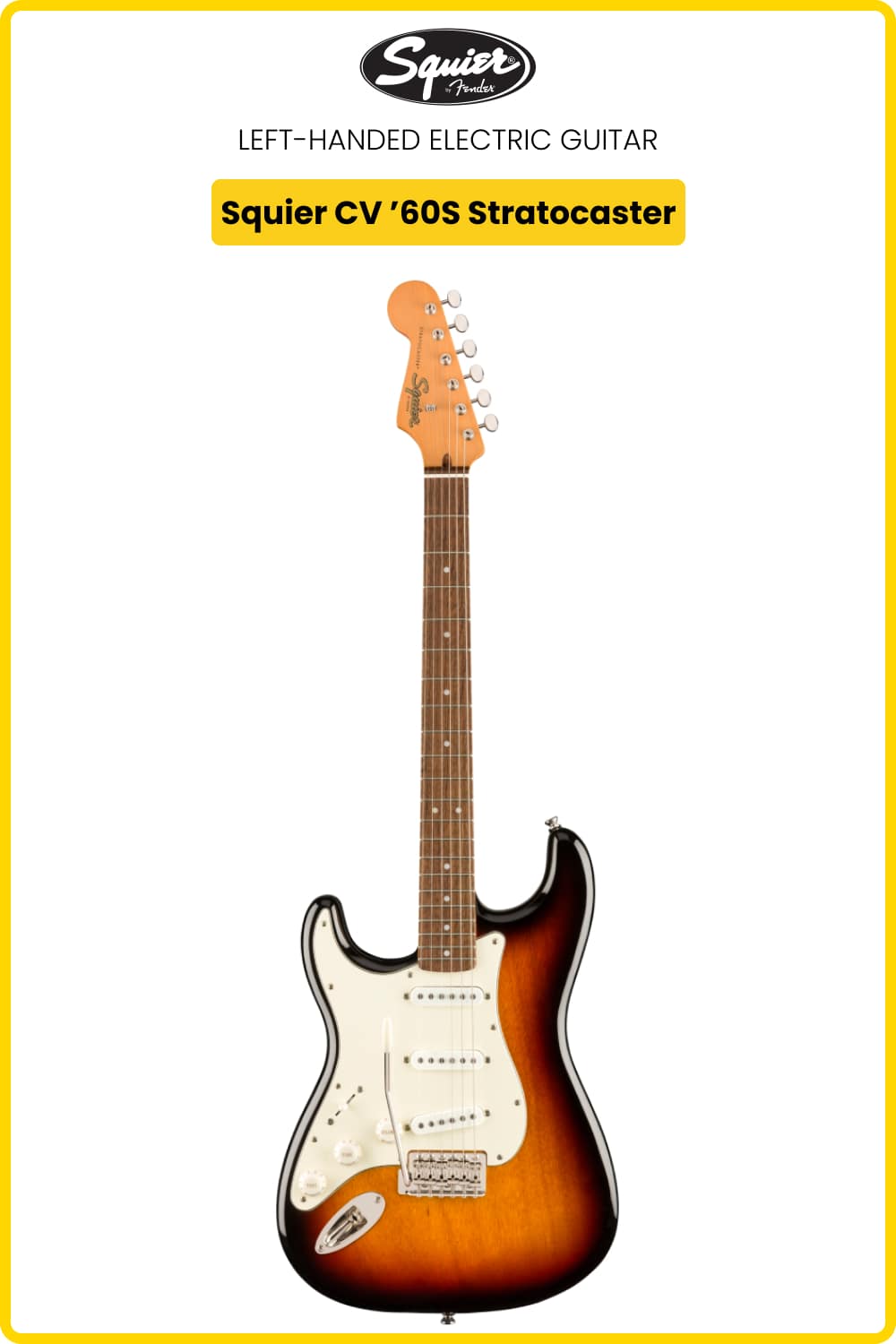 Left-Handed Squier CV â€™60S Stratocaster