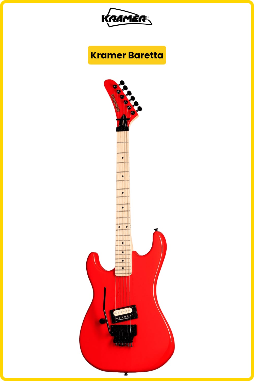 Left-Handed Electric Guitar Kramer Baretta