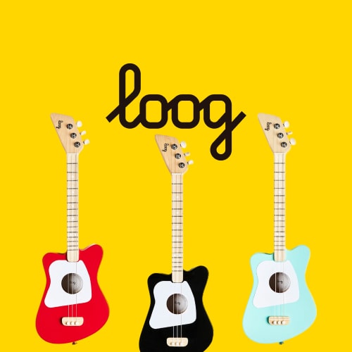 Left-Handed Loog Mini Guitars for Kids