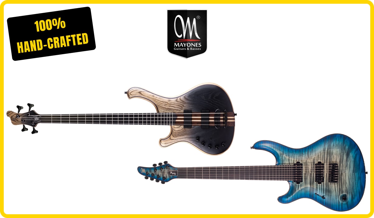 Mayones Left-Handed Guitars & Basses: All Models in 2024